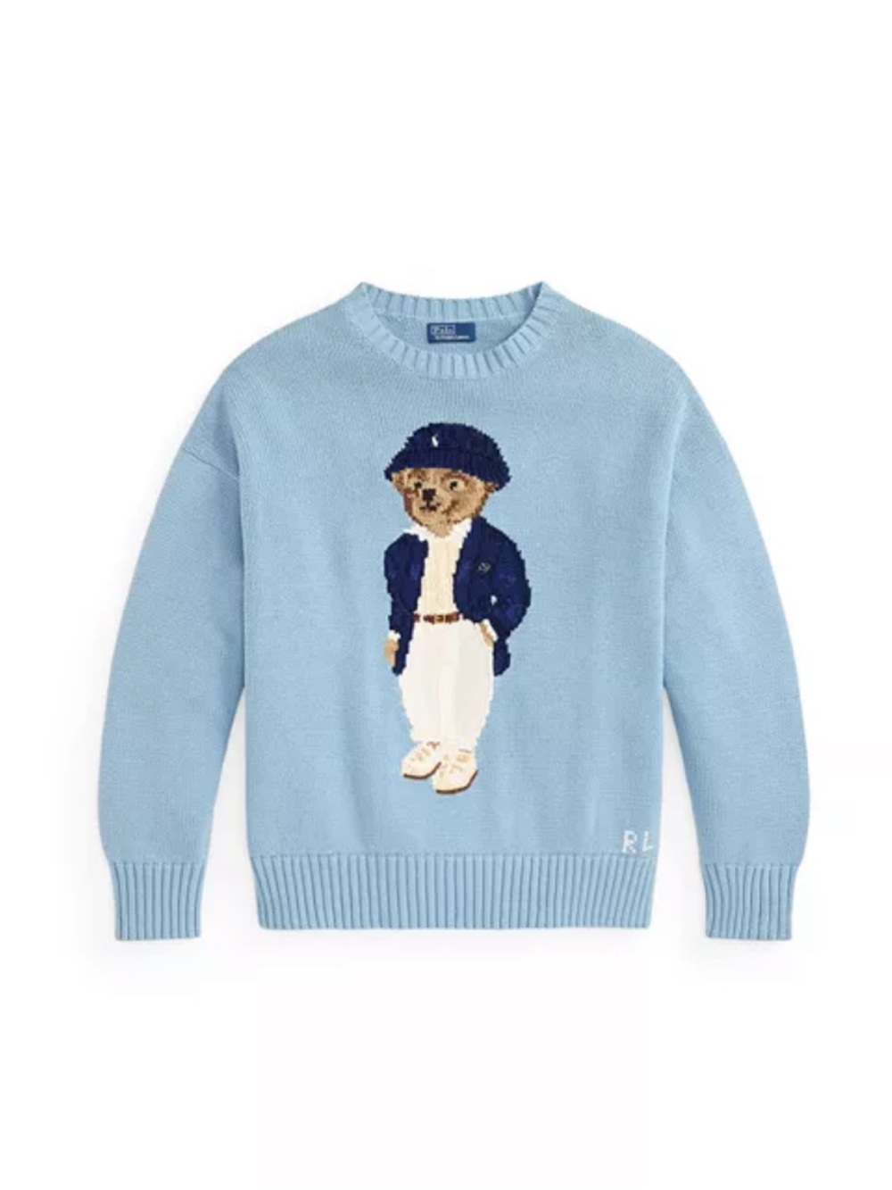 NWT Polo Ralph Lauren Polo Bear Oversize Cotton Sweater - Picture 5 of 5